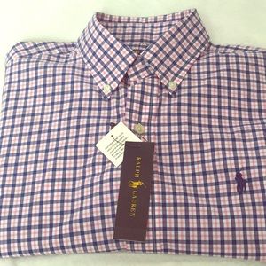 NWT Men’s Long Sleeve Casual Button Down Shirt